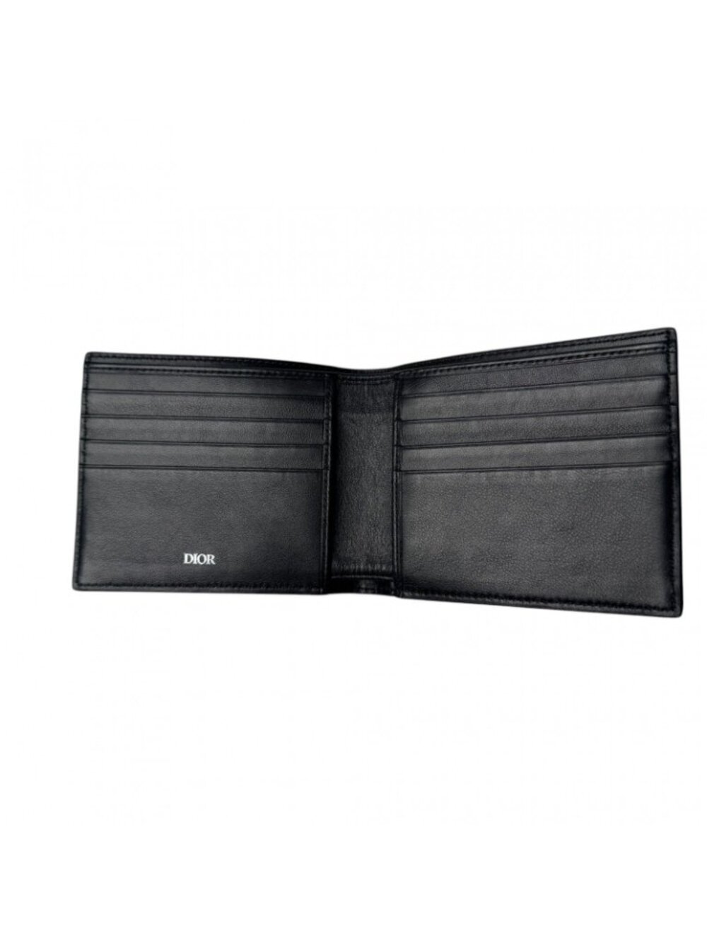Dior Oblique Galaxy Bifold Wallet Without Coin Purse - Picture 5 of 10
